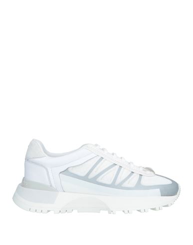 Maison Margiela Woman Sneakers White Size 7 Soft Leather, Textile Fibers