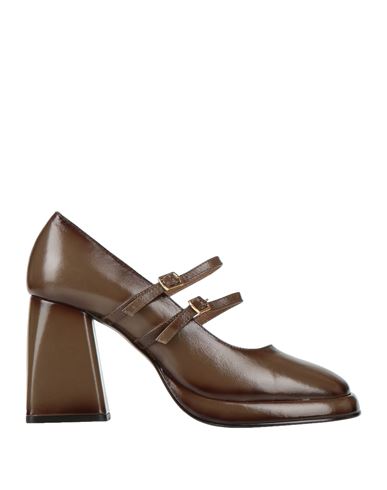 Emanuélle Vee Woman Pumps Brown Size 9 Soft Leather