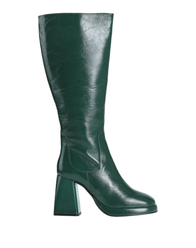 Emanuélle Vee Woman Boot Emerald Green Size 10 Soft Leather