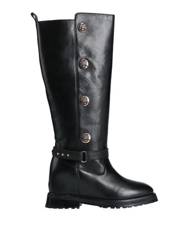 Emanuélle Vee Woman Boot Black Size 7 Soft Leather