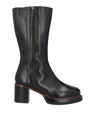 Emanuélle Vee Woman Boot Black Size 11 Bovine Leather