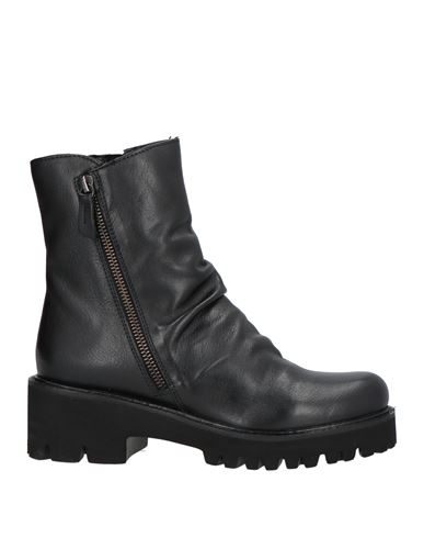 Cafènoir Woman Ankle Boots Black Size 9 Soft Leather