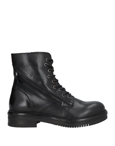 Cafènoir Woman Ankle Boots Black Size 6 Leather