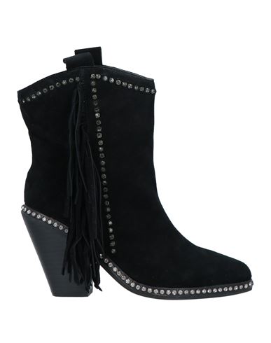 Alma En Pena . Woman Ankle Boots Black Size 8 Soft Leather