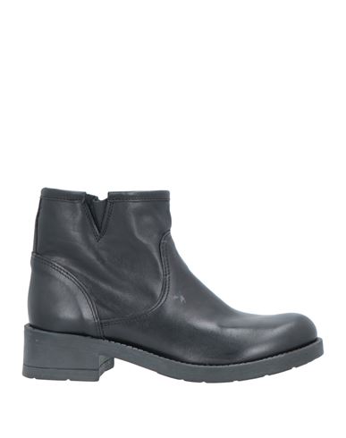 Tsd12 Woman Ankle Boots Black Size 10 Calfskin