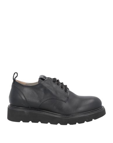 Ixos Woman Lace-up Shoes Black Size 10 Soft Leather