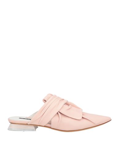 Malloni Woman Mules & Clogs Light Pink Size 7 Soft Leather