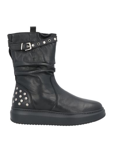 Cafènoir Woman Ankle Boots Black Size 8 Soft Leather