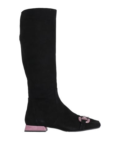 Silvia Rossi Woman Knee Boots Black Size 11 Soft Leather In Black