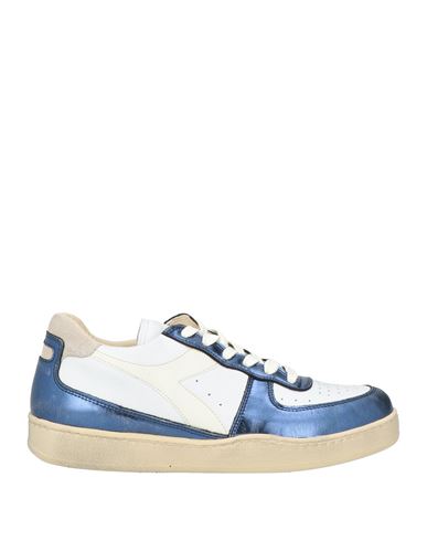 Diadora Heritage Man Sneakers Blue Size 6 Soft Leather