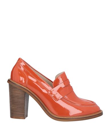 Niū Woman Loafers Orange Size 8 Soft Leather