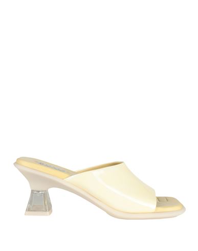 Miista Synthia Beige Sandals Woman Sandals Light Yellow Size 10.5 Calfskin