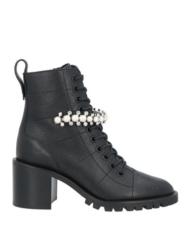 Jimmy Choo Woman Ankle Boots Black Size 5 Leather In Black