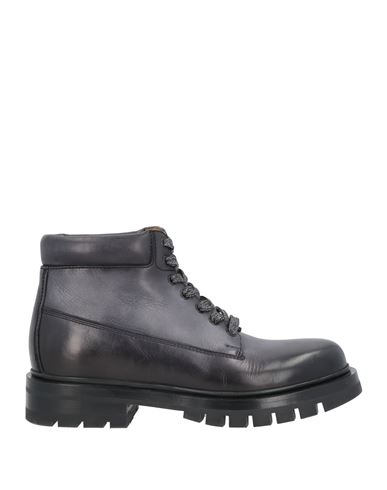 Santoni Man Ankle Boots Black Size 12 Soft Leather