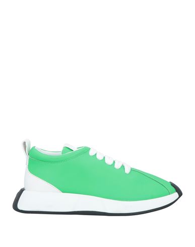 Giuseppe Zanotti Man Sneakers Green Size 13 Soft Leather
