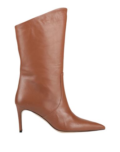 Noa A. Woman Ankle Boots Tan Size 6 Soft Leather