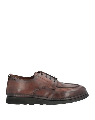 Alexander Hotto Man Lace-up Shoes Brown Size 10 Soft Leather