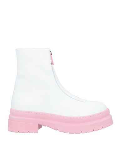 Chiara Ferragni Woman Ankle Boots White Size 9 Soft Leather