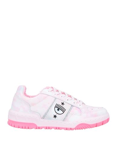Chiara Ferragni Woman Sneakers Light Pink Size 12 Soft Leather