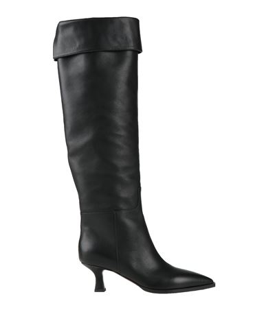 3juin Woman Knee Boots Black Size 7 Soft Leather