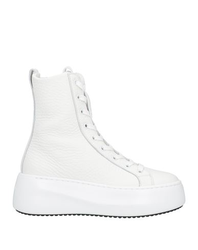 Shop Vic Matie Vic Matiē Woman Ankle Boots Off White Size 11 Leather