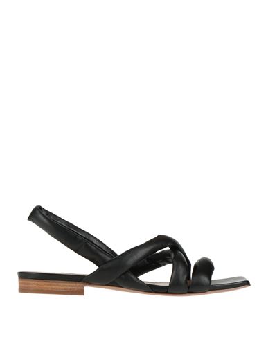 Pellico Woman Sandals Black Size 6.5 Soft Leather