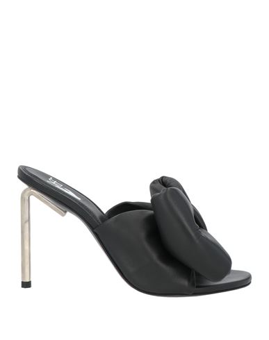 Shop Off-white Woman Sandals Black Size 8 Soft Leather