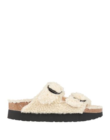 Papillio By Birkenstock Woman Sandals Ivory Size 11 Shearling In White