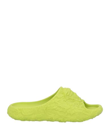 Versace Woman Sandals Acid Green Size 11 Rubber