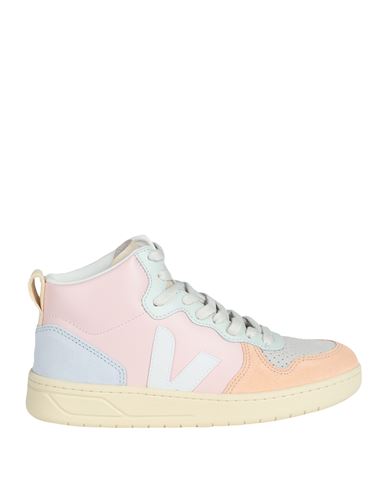 VEJA VEJA V-15 WOMAN SNEAKERS PINK SIZE 5 SOFT LEATHER