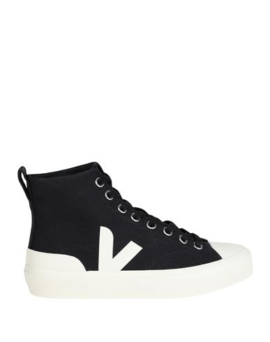 Veja Wata Ii Woman Sneakers Black Size 7.5 Organic Cotton