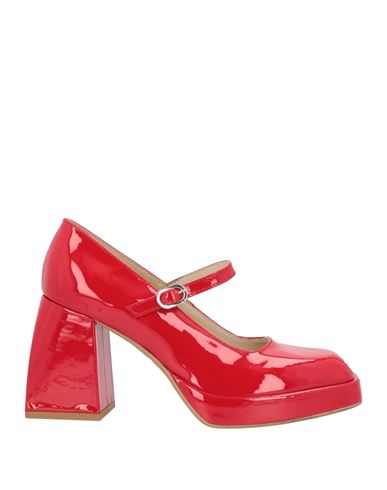 Accademia Woman Pumps Red Size 9 Soft Leather