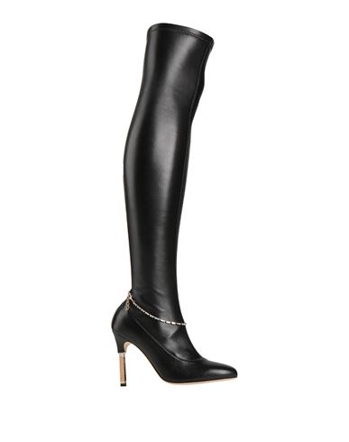 Mia Becar Woman Knee Boots Black Size 10 Soft Leather