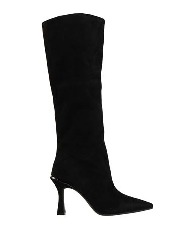 Alma En Pena . Woman Knee Boots Black Size 9 Textile Fibers