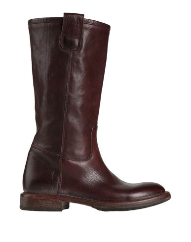 Moma Woman Knee Boots Cocoa Size 10 Soft Leather In Brown