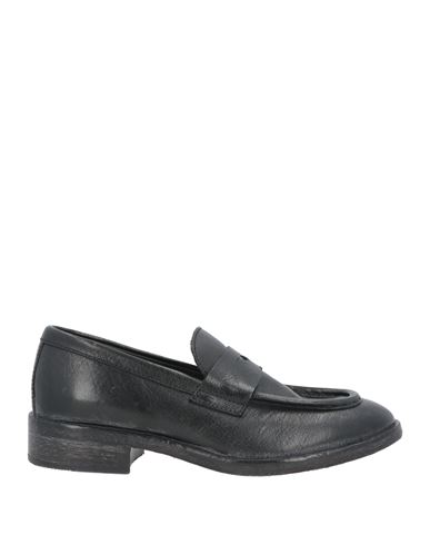 Moma Woman Loafers Black Size 11 Soft Leather