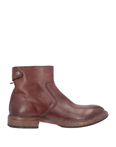 Moma Man Ankle Boots Tan Size 11 Soft Leather In Brown