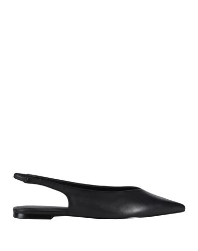 OTHER STORIES & OTHER STORIES WOMAN BALLET FLATS BLACK SIZE 9 SOFT LEATHER