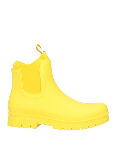 Colors Of California Woman Ankle Boots Yellow Size 10 Rubber