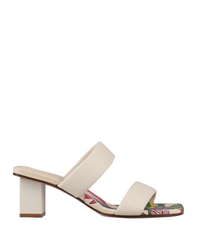 Roberto Festa Woman Sandals Ivory Size 11 Soft Leather In White