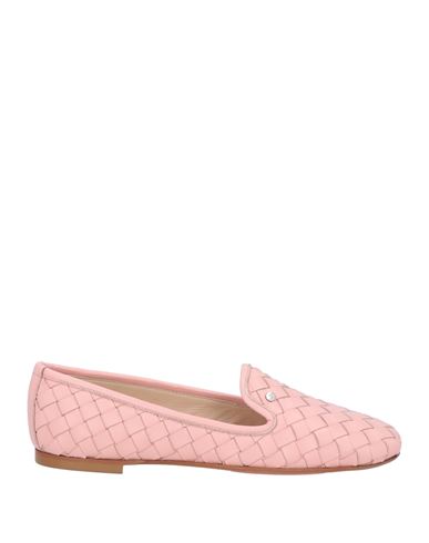 Baldinini Woman Loafers Pink Size 10 Soft Leather