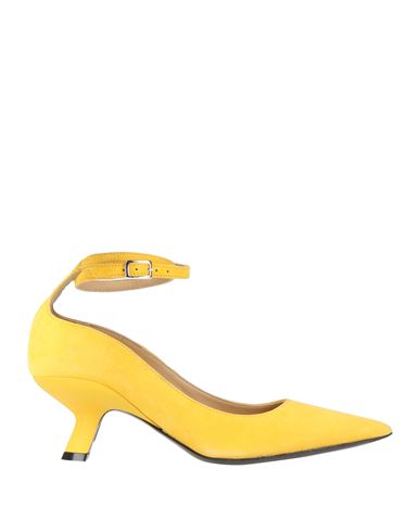 Vic Matie Vic Matiē Woman Pumps Yellow Size 10 Soft Leather