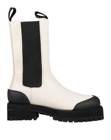 Palm Angels Woman Ankle Boots White Size 8 Soft Leather