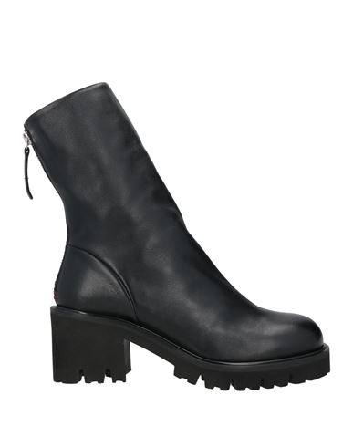 Halmanera Woman Ankle Boots Black Size 10 Calfskin