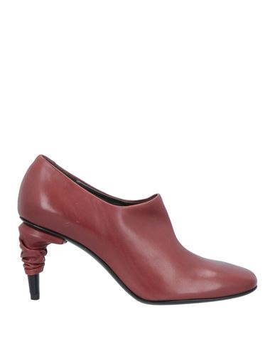 Officine Creative Italia Woman Pumps Brick Red Size 10 Soft Leather