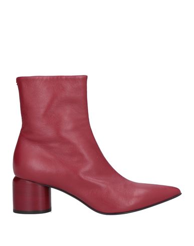 Halmanera Woman Ankle Boots Red Size 9 Soft Leather