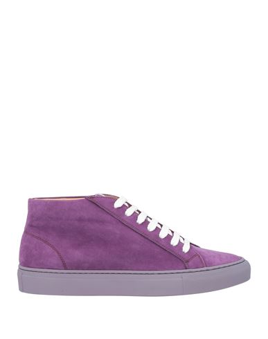 Fedeli Woman Sneakers Mauve Size 7 Soft Leather In Purple