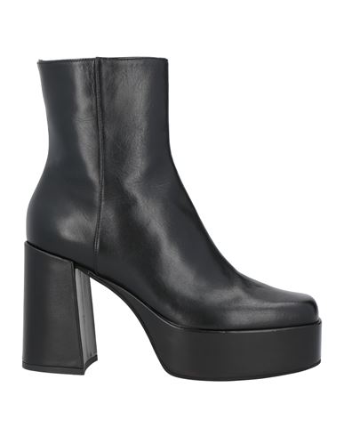 Giampaolo Viozzi Woman Ankle Boots Black Size 9 Soft Leather
