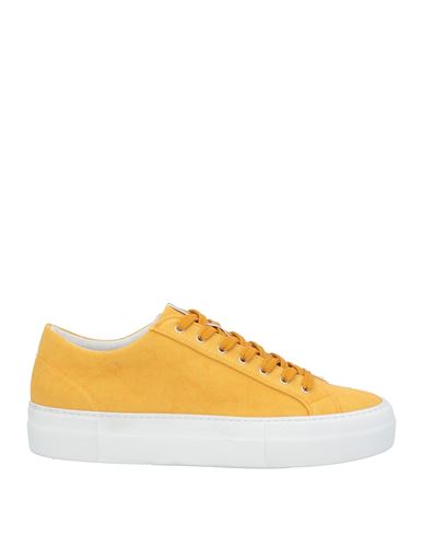 Fedeli Woman Sneakers Ocher Size 7 Cotton In Yellow