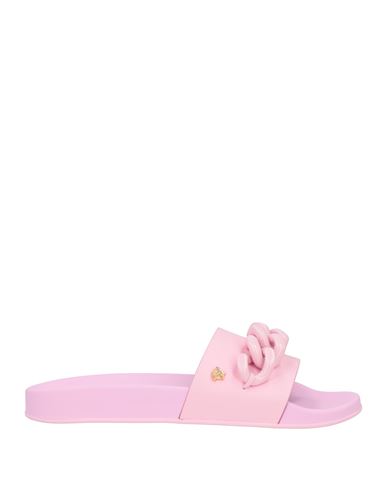 Versace Woman Sandals Pink Size 10.5 Calfskin